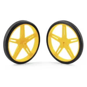 Pololu Wheel Paire 70×8mm - Jaune