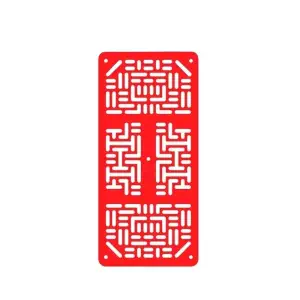 Pololu RP5/Rover 5 Plaque d'extension RRC07A (Étroit) Solide Rouge