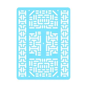 Pololu RP5/Rover 5 Plaque d'extension rrc07b (Large) Transparent Bleu Clair