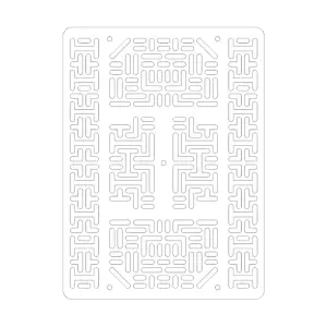 Pololu RP5/Rover 5 Plaque d'extension rrc07b (Large) Transparent Clair