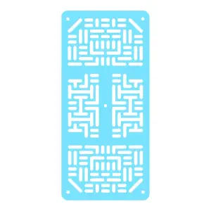 Pololu RP5/Rover 5 Plaque d'extension RRC07A (étroite) Transparent bleu clair