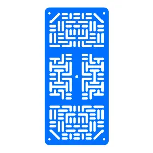 Pololu RP5/Rover 5 Plaque d'extension RRC07A (étroite) Solide Bleu clair