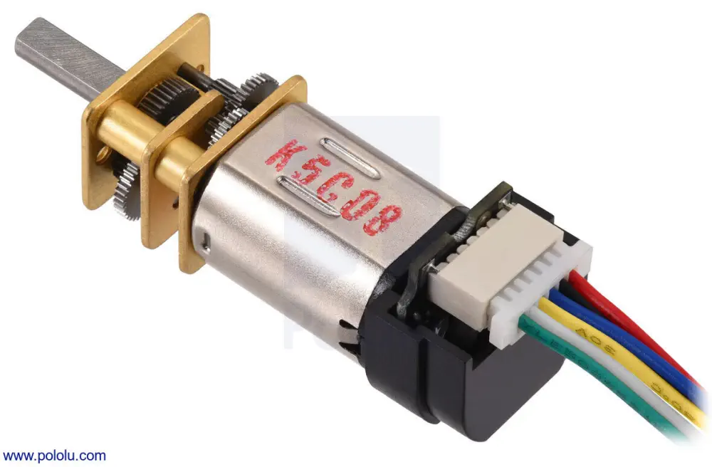 10:1 Micro Metall Getriebemotor LP 6V mit Verlängerte Welle - Teile