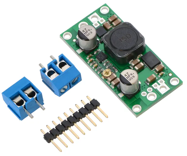 Pololu Adjustable Voltage Regulator S18V20ALV - Parts