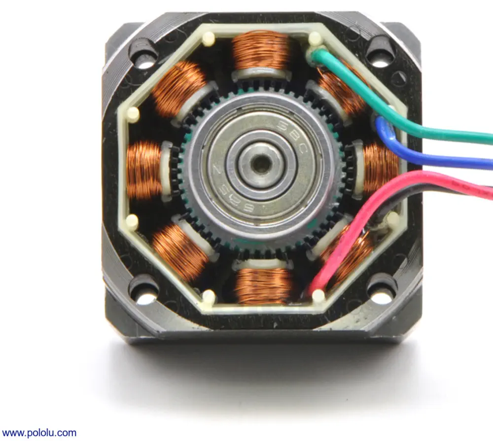 Stepper Motor with 18cm Lead Screw - Parts