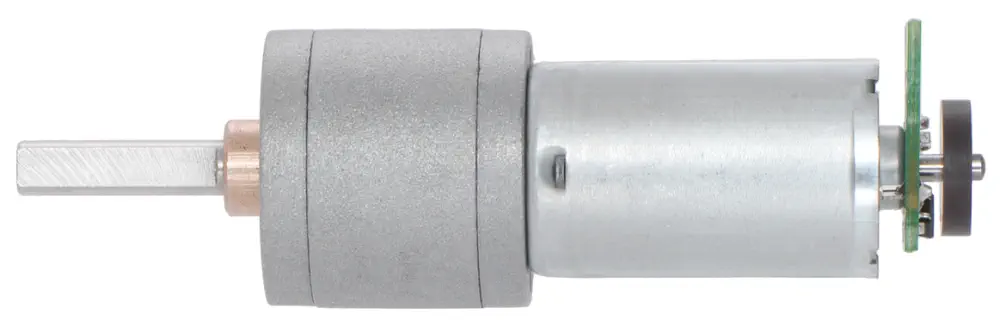 195:1 Metal Gearmotor 20Dx44L mm 6V - Dimensions