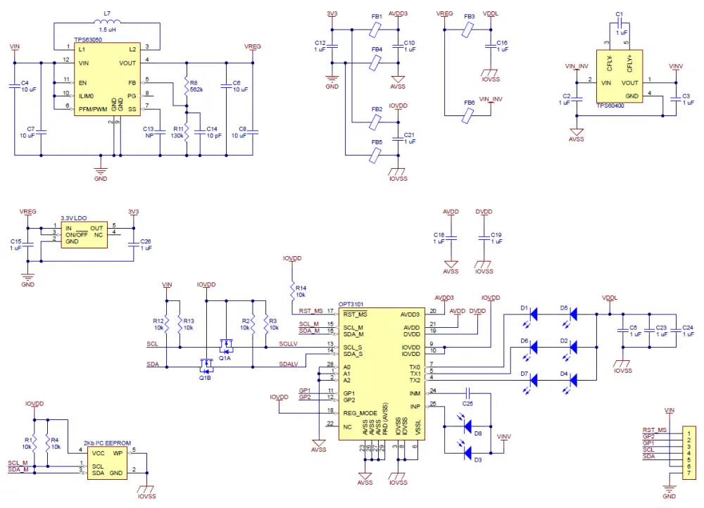 3-Channel Wide FOV Sensor Dimensions - Dimensions