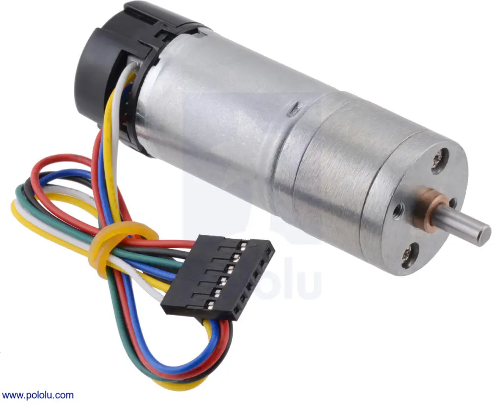 227:1 Metalen Versnellingsmotor 25Dx71L mm LP 6V met Encoder - Onderdelen