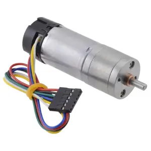 Pololu Motoréducteur Métallique 172:1 25Dx71L mm MP 12V avec Encodeur 48 CPR