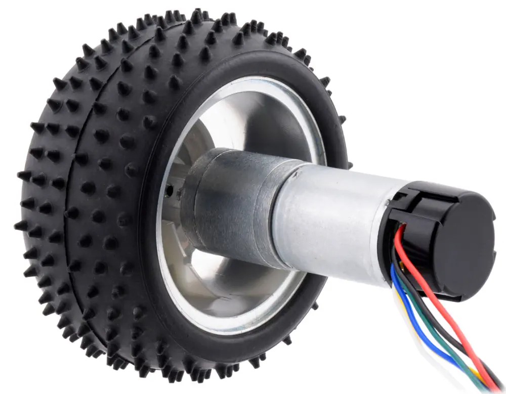 227:1 Metal Gearmotor 25Dx71L mm MP 12V with Encoder - Dimensions