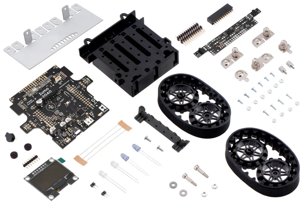 Zumo 2040 Robot Kit No Motors - Parts