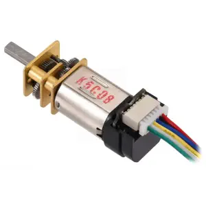 Pololu Micro Metal Gearmotor 150:1 LP 6V avec Encodeur 12 CPR, connecteur arrière
