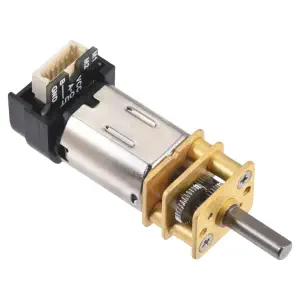 Pololu Micro Metal Gearmotor 150:1 LP 6V avec Encodeur 12 CPR, connecteur arrière