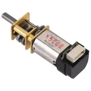 Pololu Micro Metal Gearmotor 15:1 HPCB 12V avec Encodeur 12 CPR, connecteur latéral