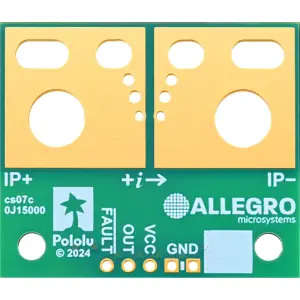 Pololu CT432-HSWF50DR Capteur de courant Grand support 0A à 50A, 5V