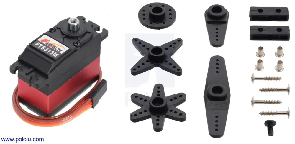 FEETECH High-Torque Digital Servo FT5313M with Hardware - Parts