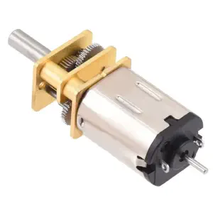 Pololu Micro Motoréducteur Métal 15:1 HP 6V avec Arbre de Moteur Allongé (2000 RPM / 0,30 kg·cm Décrochage)