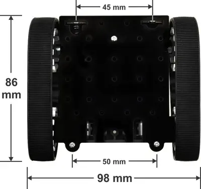 Pololu Zumo Tracked Chassis Kit No Motors- Click to Enlarge