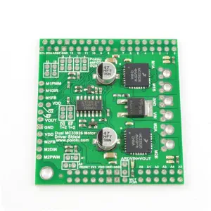 Blindage de Double Contrôleur de Moteur MC33926 pour Arduino Pololu