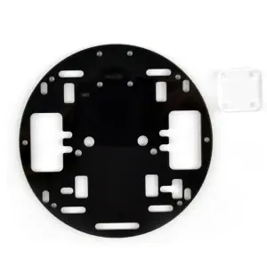 Robot Châssis Rond Pololu Gris Transparent