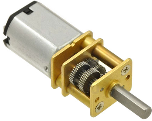 12V Pololu 298: 1 Micro Motor de Engranajes de Metal - Haga clic para ampliar