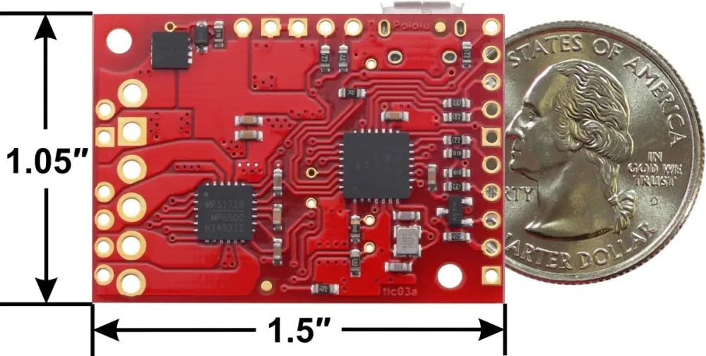 Contrôleur de Moteur Pas-à-Pas USB Multi-Interface Tic T500 Pololu