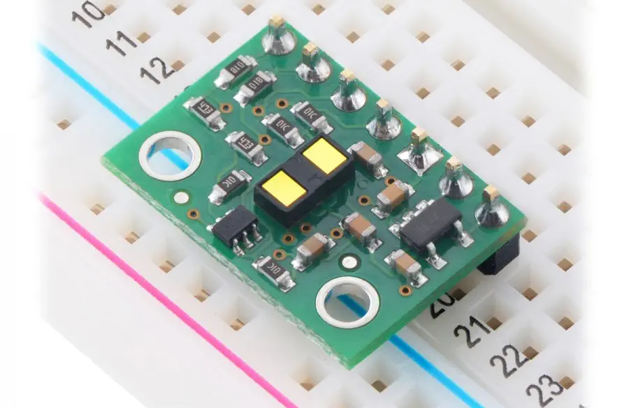 ToF Enfernungssensor Breakout Board mit Spannungsregler - VL53L1X - Zum Vergrößern klicken