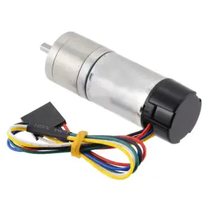 Moteur 12V à Engrenage en Métal HP 75:1 Avec Encodeur (48 CPR)