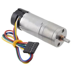 Moteur 12V à Engrenage en Métal HP 75:1 Avec Encodeur (48 CPR)