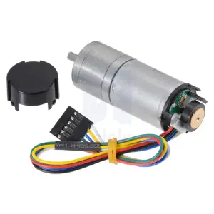Pololu 99:1 Motoréducteur Métallique 25Dx69L mm HP 12V avec Encodeur 48 CPR