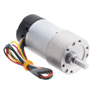 Moteur à engrenages en métal 30: 1 37Dx68L mm avec encodeur 64 CPR (pignon hélicoïdal)