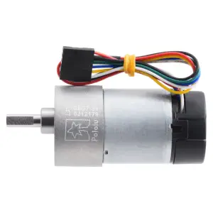 Moteur à engrenages en métal 30: 1 37Dx68L mm avec encodeur 64 CPR (pignon hélicoïdal)