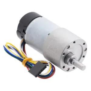 Moteur 12V à Engrenage en Métal HP 100:1 Avec Encodeur (64 CPR)