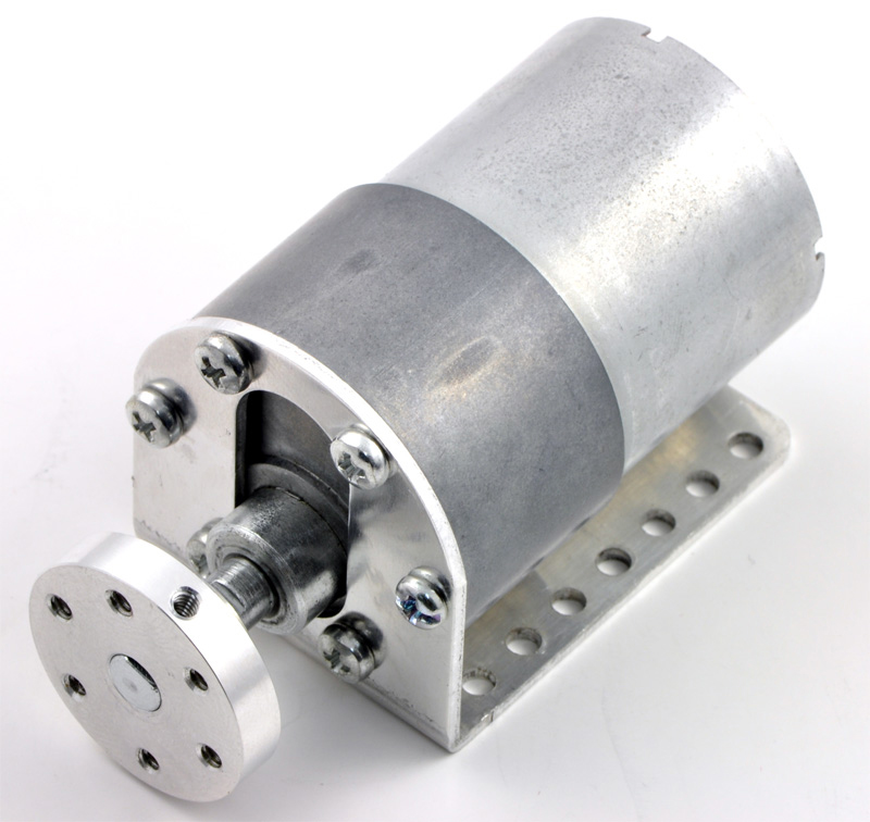 Pololu 100:1 Metal Gearmotor 37Dx57L mm 12V (Helical Pinion) - Click to Enlarge