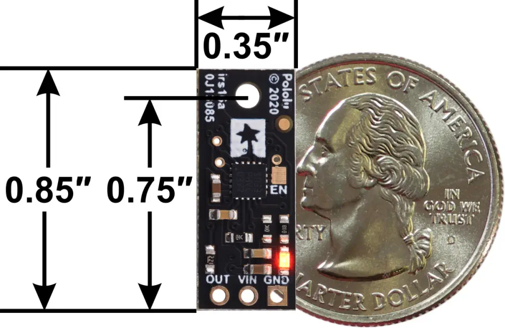 Pololu Digital Distance Sensor 15cm - Click to Enlarge