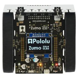 Robot OLED Zumo 32U4 (assemblé avec des moteurs 50:1 HP)