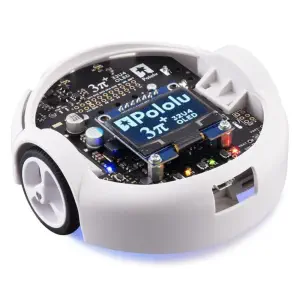 Robot Pololu 3pi+ 32U4 OLED - Édition Tortue Assemblé (Moteurs 75:1 LP)