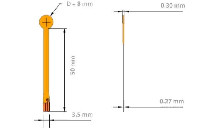 SingleTact Gekalibreerde USB Capacitieve Krachtsensor 8 mm 1N (0,22 lb)