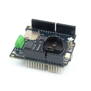 PTSolns RTC MicroSD Bouclier de Journalisation de Données pour Uno (Compatible Arduino)