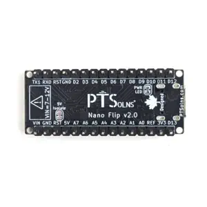 PTSolns Nano Flip microcontrôleur basé sur ATmega328P Compatible Arduino Nano
