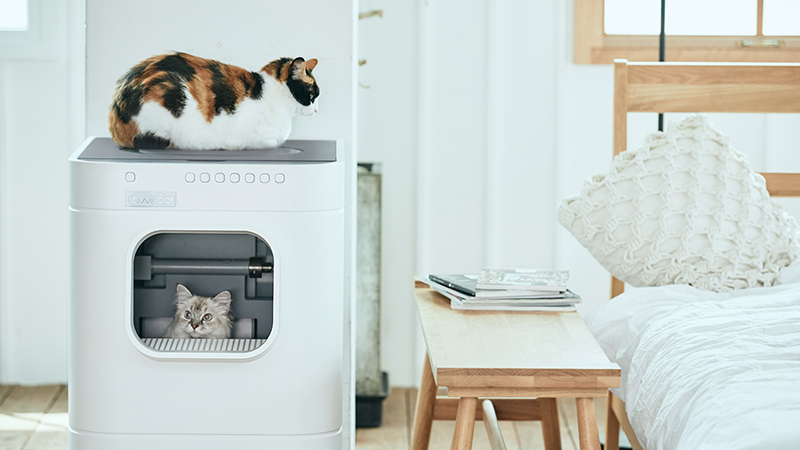 LavvieBot S Automatische Katzentoilette (EU) - Zum Vergrößern klicken