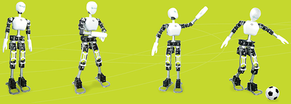 Robobuilder UXA-90 Humanoider Roboter - Zum Vergrößern anklicken