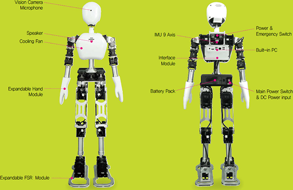 Robot Humanoide Robobuilder UXA-90 - Haga clic para ampliar
