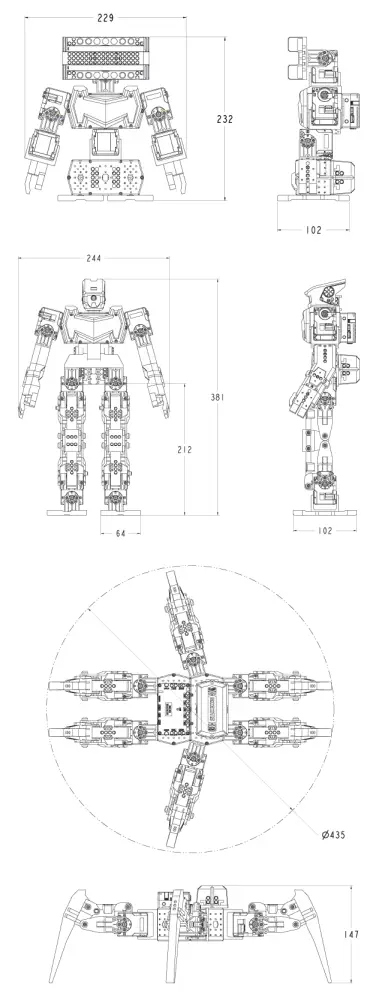 ROBOTIS ENGINEER Kit 1 Robot doté d'une intelligence artificielle