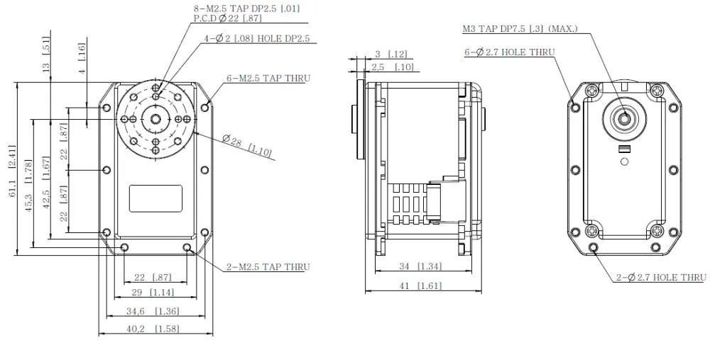 Servomoteur Intelligent ROBOTIS DYNAMIXEL MX-64AR