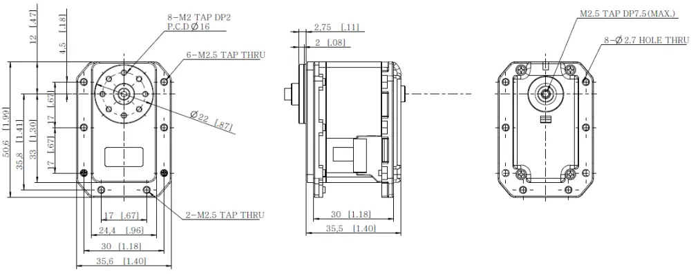 Servoactuador Inteligente MX-28AR DYNAMIXEL de ROBOTIS (6 piezas)