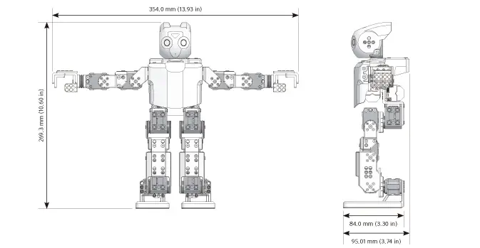 Kit de Robot Humanoide MINI de ROBOTIS