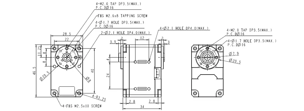 Servomoteur intelligent ROBOTIS DYNAMIXEL XL430-W250-T