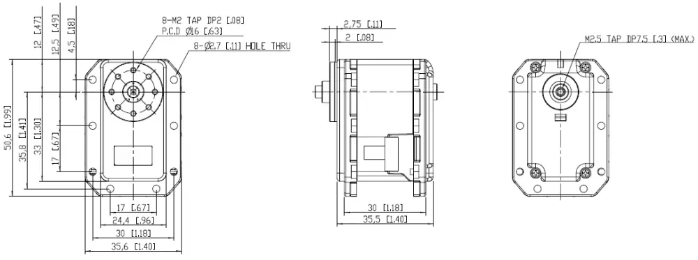 Servoactuador Inteligente MX-28T DYNAMIXEL de ROBOTIS (6 piezas)