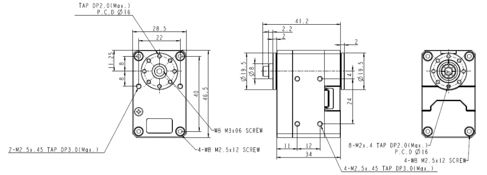 Servoactuador Inteligente XM430-W350-T DYNAMIXEL de ROBOTIS